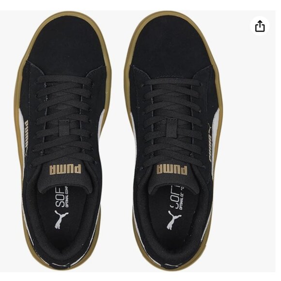 PUMA Women's Smash Platform V3 Suede Sneakers - Picture 3 of 7